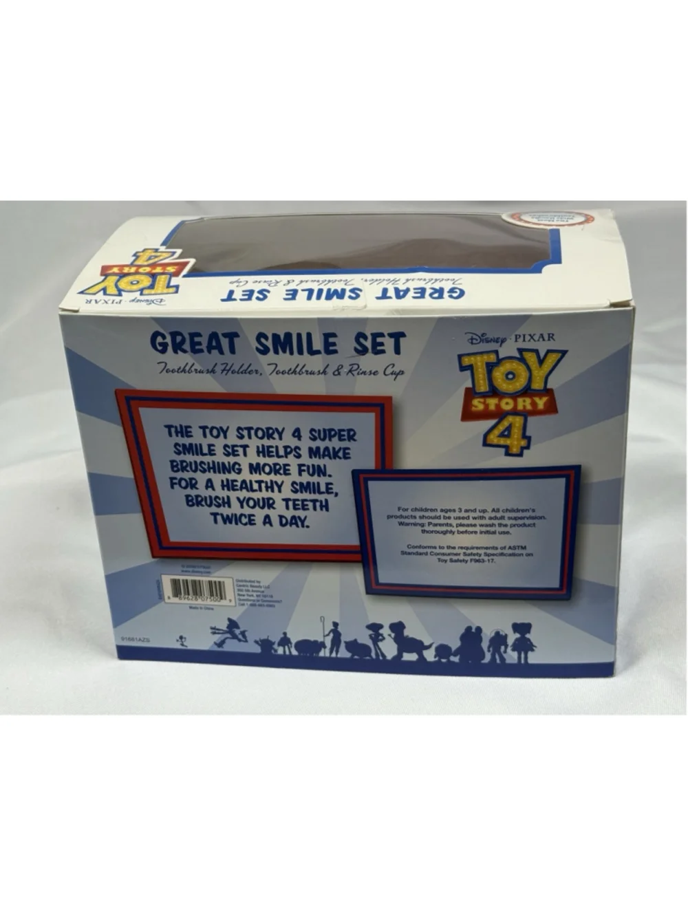 Toothbrush Holder Rinse Cup Set Disney Pixar Toy Story 4 I’m in Charge NEW